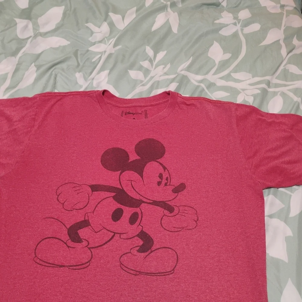Disney Red Unisex Mickey Mouse Short Sleeve Tee - Picture 3 of 8